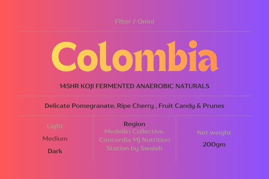 145hr Koji Colombia Pink bourbon